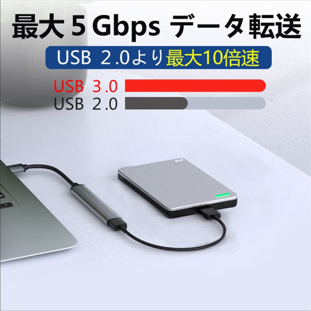 And Compact USB USB Hub for Windows and Compatible with Surface and Other Ideal for Remote Work and Ultra-slim, Lightweight, 3.0 Bus-powered 4-port