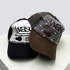 And Women Color Contrast Star Embroidered Letter Prints Baseball Caps Sun Protection Leopard Print Camouflage All-Match Peaked Hats Fashion Latest