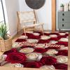 Rose Customized Name Area Rug Design for Hallway Foyer Dormitory Decorate Room Antislip Carpet Office Home Decor