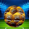 Custom Name Personalized Go Ahead Eagles Print Size 5 Soccer Ball Training & Match Football, for Team, Kicking, Gift for Football
