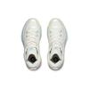 Li Ning All City 5 Antislip Slijtvaste Mid-Top Basketbalschoenen Heren Basketbalschoenen Wit Blauw Paars ABAS105-4