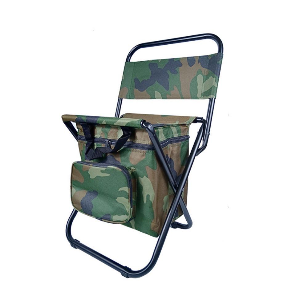 Portable Folding Camping Chair Lightweight with Backrest Carry Bag Included Heavy Duty Outdoor Seat for Camping Fishing