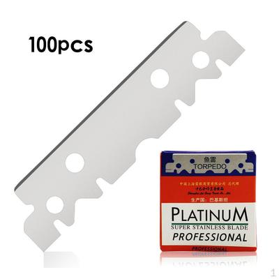 100x Manual Professional Single Edge Men Shaving Beard Cutter