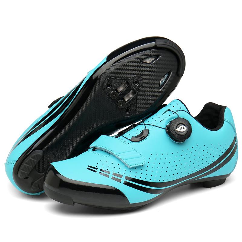 Nuevas Zapatillas de Ciclismo para Exteriores para Hombre y Mujer Zapatillas de Ciclismo Zapatillas de Ciclismo Hebilla Giratoria Bloqueo de Montaña Bloqueo de Carretera Desbloqueado