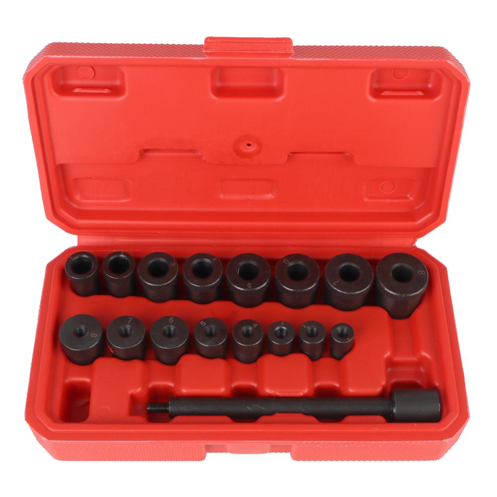 Clutch Assembly Kit Professional Auto Clutch Aligner 1#-8# Clutch Aligning Set Automobile Clutch Hole Installation 17Pcs