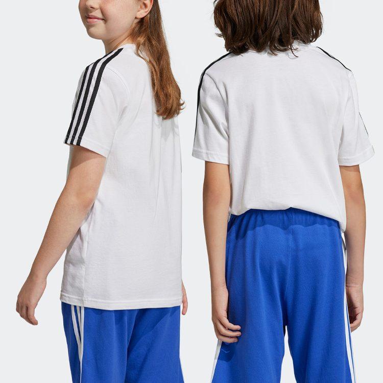 Adidas Essential T Shirt Cotton Tee White Kids' IC0605