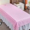 White Washable Beauty Salon Massage Bed Sheet with Hole - Anti-Dirty, Quick-Dry, Wrinkle-Resistant, Customizable.