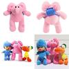 Adorable Set Of 4 Pocoyo Elly Pato Loula Soft Plush Stuffed Figure Toy Dolls For Kids