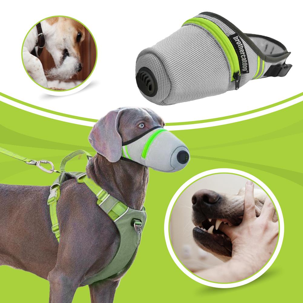 Dog Mask Dog Gas Face Mask Reusable Dog Respirator Mask Breathable Dog Mouth Mask for Pet Indoor Outdoor Protection