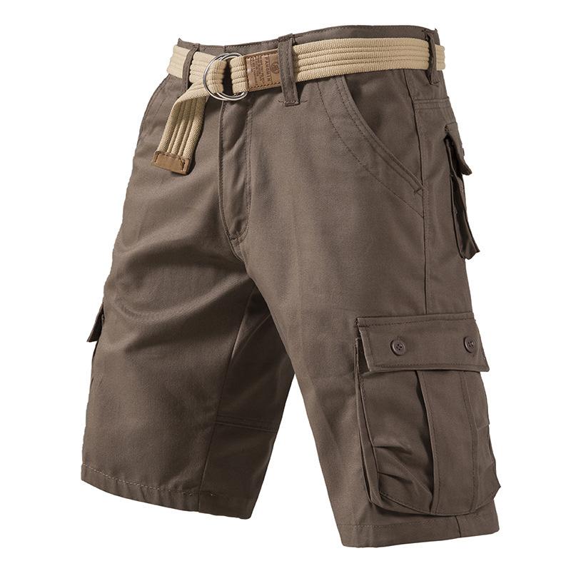 Herren Sommer Plus Locker Lässige Shorts mit Mehreren Taschen und Arbeitskleidung, Cropped Hosen