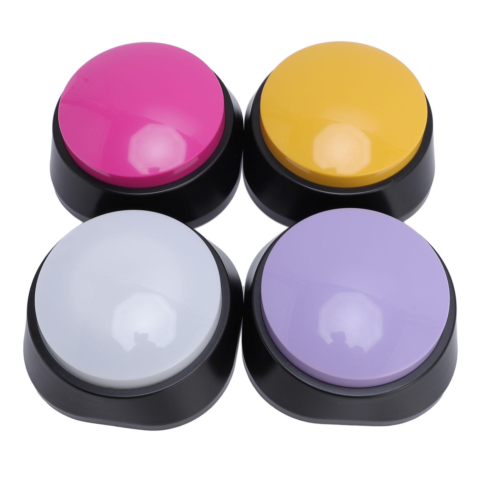 

4 ШТ. Питомец Тренировка Зуммер 30 Секунд Запись Собака Говорящие Кнопки для Розыгрышей Настольные Гаджеты