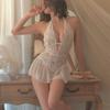 Sexy rückenfreies Kleid Damen Sommer Offener BH Schrittloser Body Kleider Erotische Kleidung Damen Abendparty Club Sommerkleid
