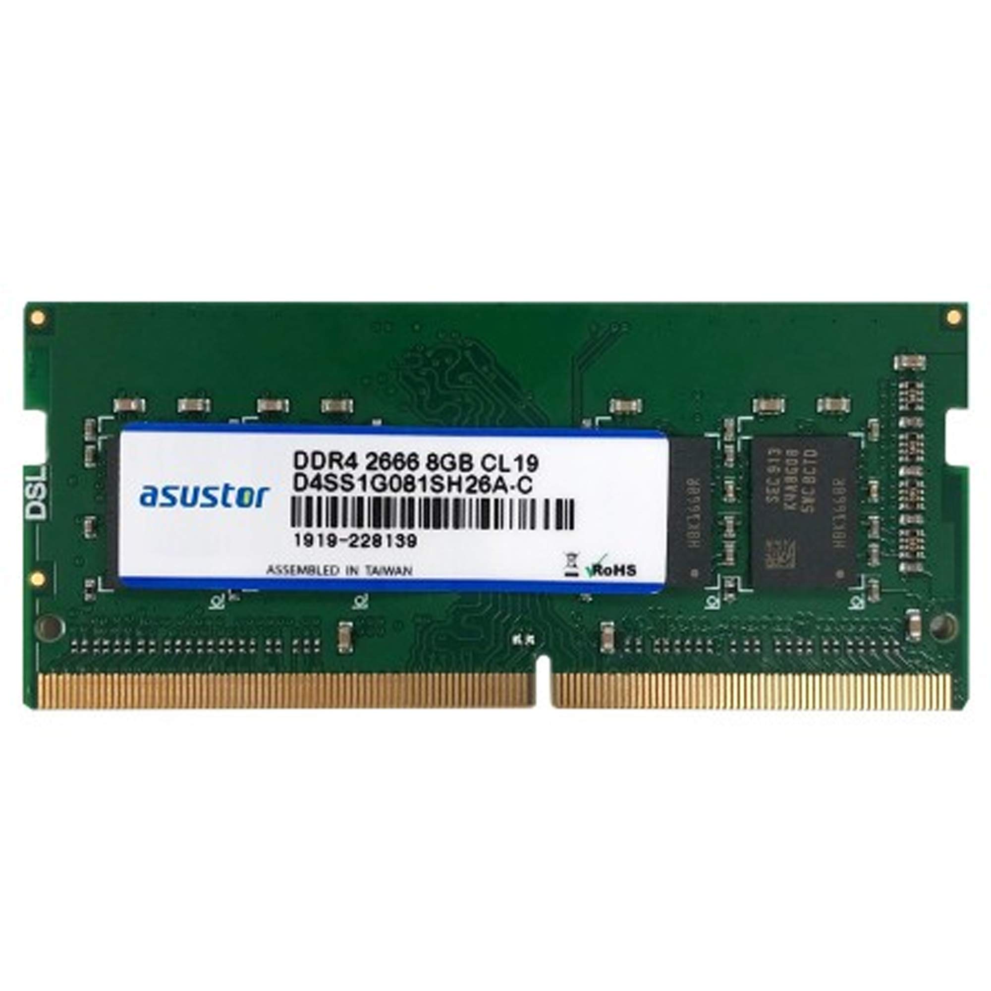 

ASUSTOR NAS Expansion Memory DDR4 260Pin SODIMM warranty AS-8GD48GB RAMFor AS6508T/AS6510T3-year