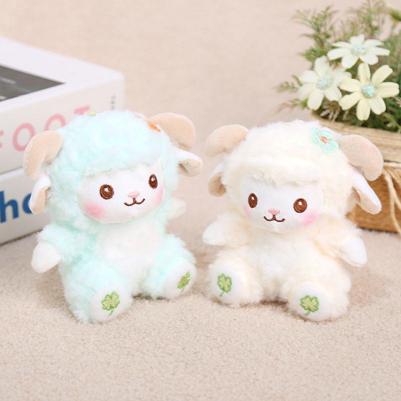 Plush Sheep Keychain With Colorful Wool For Kids And Adults