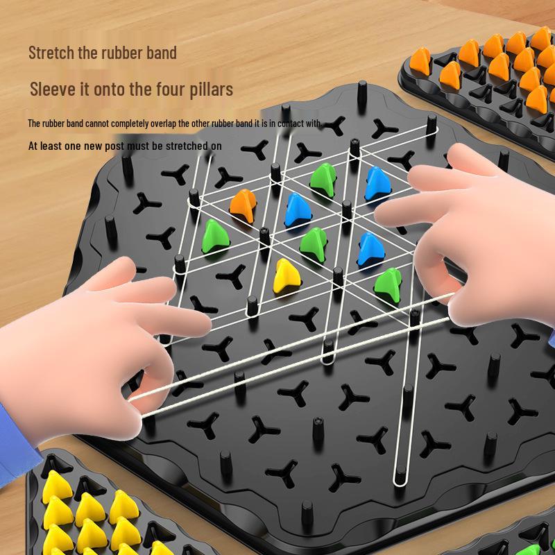 Cross-Chain Geometric Triangle Chess: Desktop Puzzle & Logic Training Game