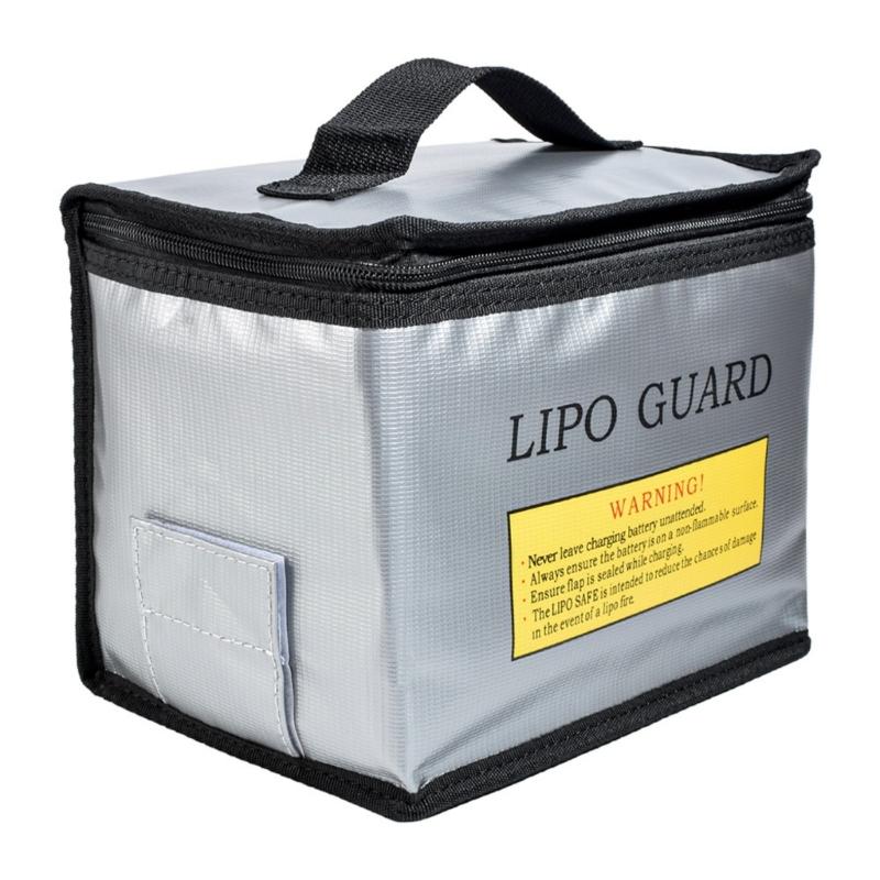 Fireproof Battery Safety Storage Bag Charging Port Design for Home Office Travel Electronics Protections