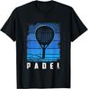 Vintage Paddel Racket Sport Pádel Spelare Padel Tennis T-shirt Vardagliga Sportkläder Toppar Grafiska T-shirts Unisex T-shirt