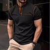 Sommer Herrenmode Kurzarm-POLO-Shirt Button Up T-Shirt Herren Sport Poloshirt Sport Tops