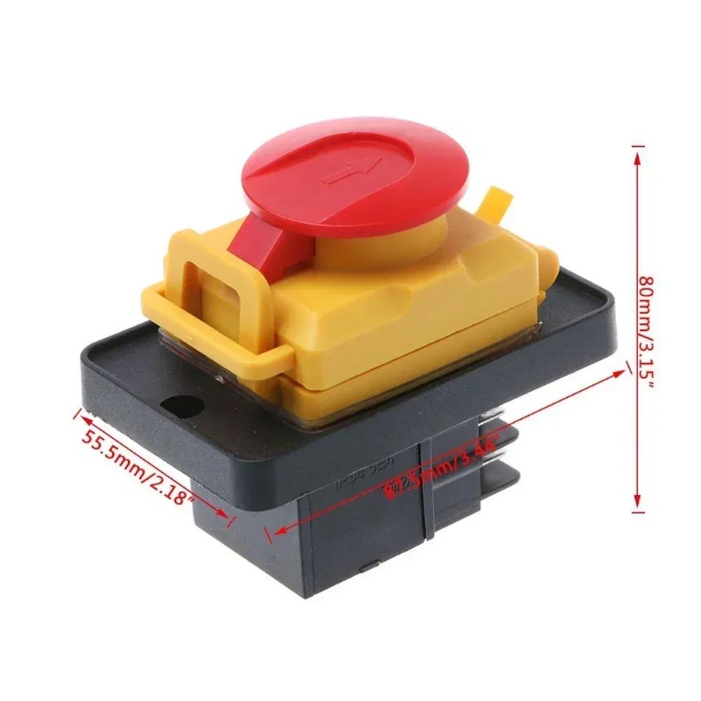 For KJD12 Magnetic Control Button Designed To Ensure Safety In Lathe Machines with Effective Stop Functionality