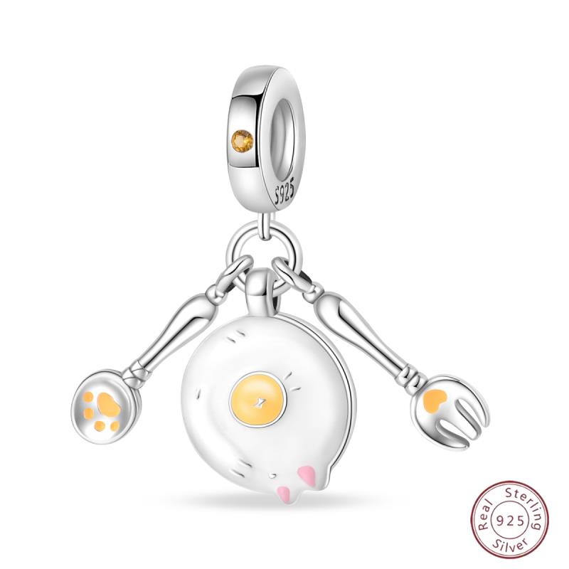 Copper Beaded Pendant Donut Dessert Cake Original 3Mm Bracelet Women Fine Jewelry