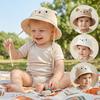 Spring and Summer Korean-style Baby Super Cute Little Bear Fishing Hat for Both Boys and Girls, a Lightweight Sun Protection and