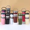 30 Oz Vacuum Insulated Stainless Steel Travel Mug With Handle Car Office Outdoor Use