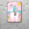 Llama Animal Retro Vintage Tin Sign Poster Decorative Plaque Metal Plate Wall Decor
