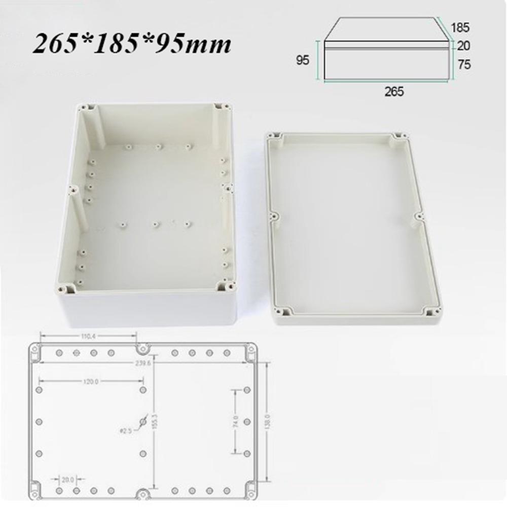 Plastic Enclosure Box Waterproof Electrical Project Box Electronic Project Instrument Case