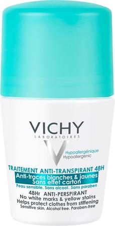 

Vichy Deodorant 48h Anti-perspirant Roll-on Anti-white and yellow marks TU прозрачный
