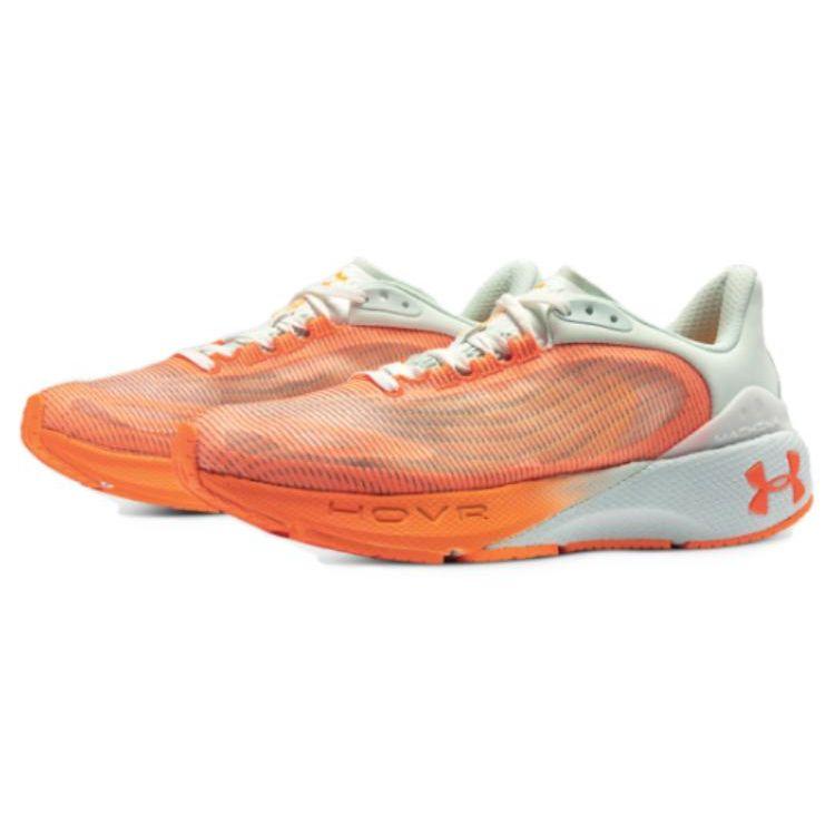 Under Armour HOVR Machina 3 Breeze Comfortable Casual Fashion Low-Top Training Running Shoes Women sneaker Green Orange 3025892-300