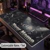 Large Mouse PadThe Cure Custom Name Text Personalized Desk Mat Non Slip Gaming Pad