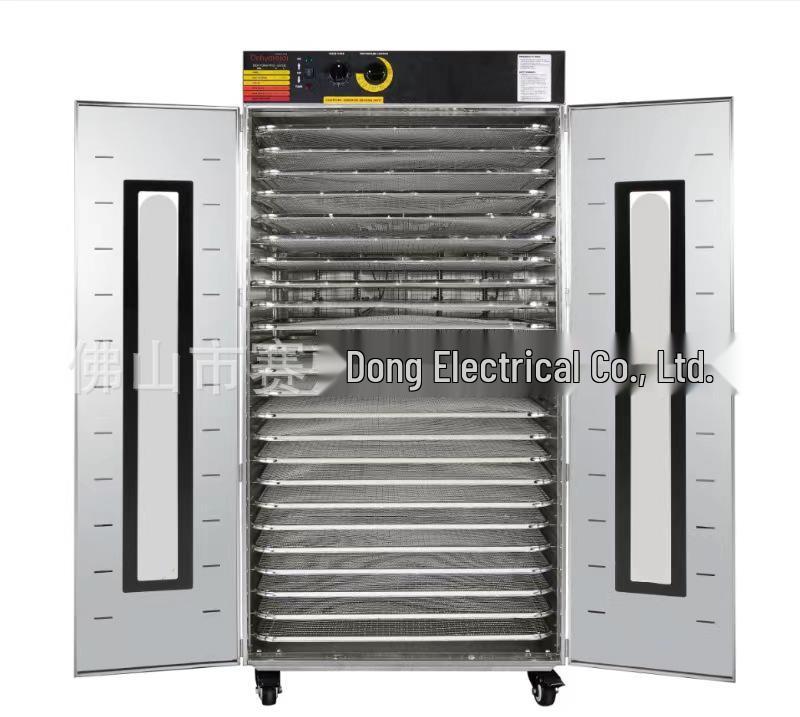 Large-Capacity Commercial Food Dehydrator for Pet Snacks, Fruits, Vegetables, Fish, and Shrimp