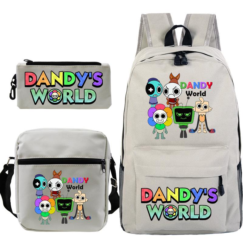 

Dandy s world hot-selling children s backpack set, primary and secondary school bag, shoulder bag, casual pencil bag. No Specifications