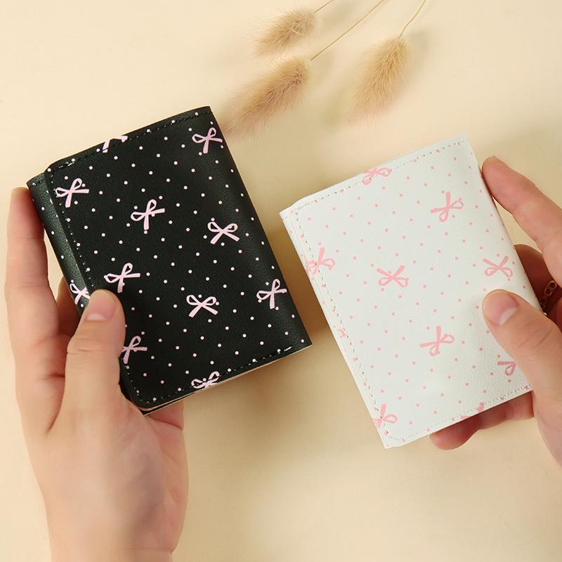 Butterfly Japanese-Korean Short Wallet: Multi-Functional Coin Purse & Card Holder with Document Slots