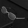 Folding Reading Glasses With Case Fashion Metal Frame Folded Foldable Presbyopia Eyeglasses Women Men Magnifying Eyewear +1-+4
