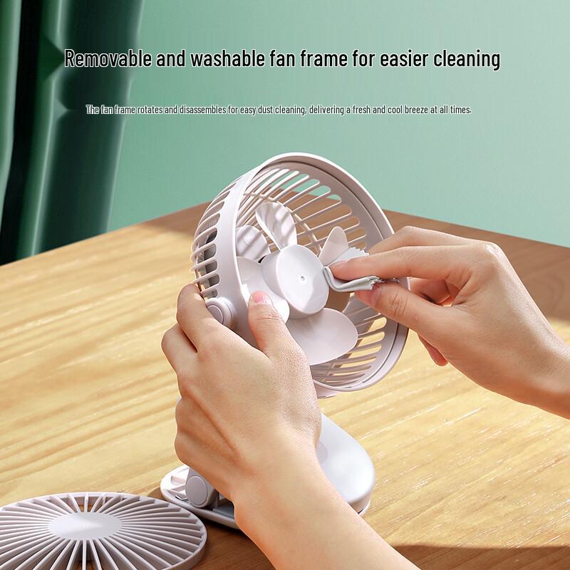 Ugreen Portable USB Rechargeable 3-in-1 Clip-on Fan