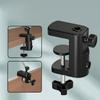 360 Degree Adjustable Desk Clamp C Shape Retaining Clip Table Mount Heavy Duty Mic Stand Multi Function Boom Arm Bracket