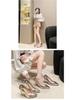 Women's 2024 Autumn Pointed Toe Stiletto Slip-On High Heels, Plus Size 42-43, Elegant Style
