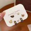 Cute Puppy Love Stud Earrings Female Cartoon Set Earrings Exquisite And Small Design Earrings