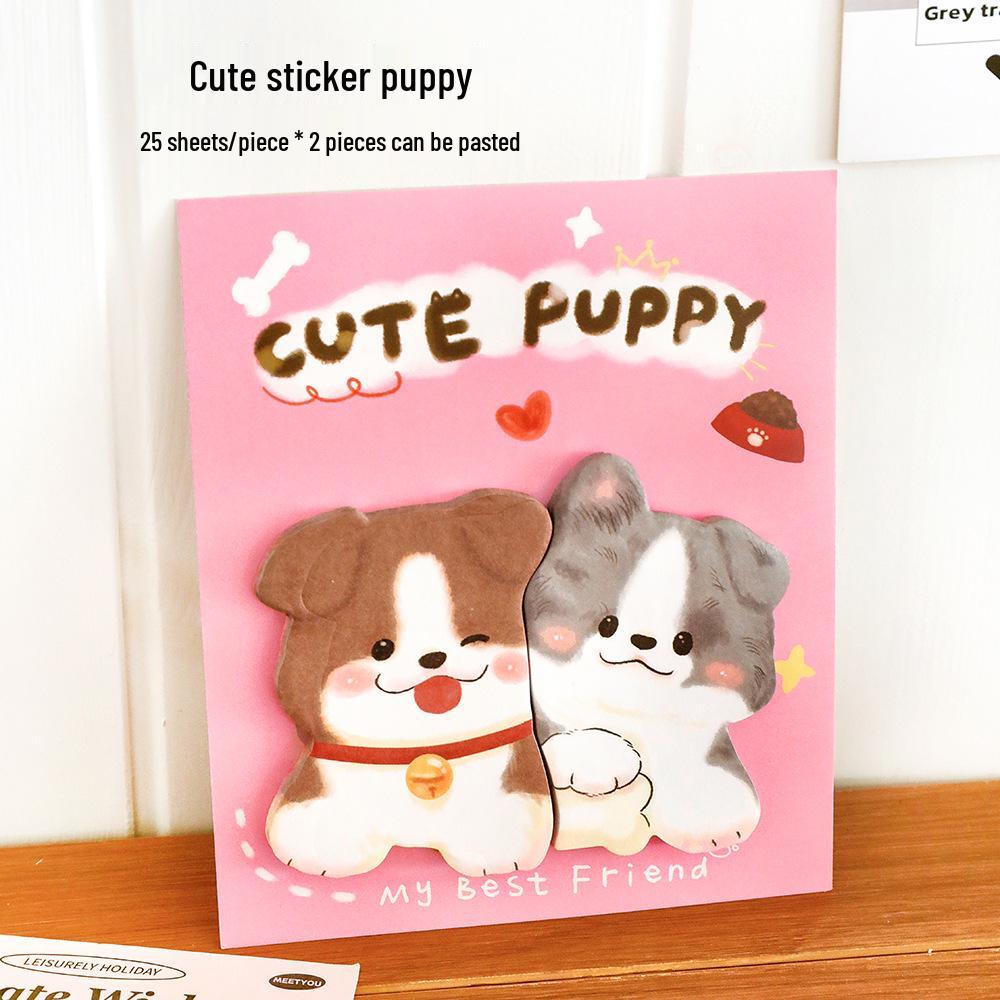 Animal Sticky Notes: Cute Cartoon Memo Pad for Students | High-Value Stationery Gift