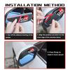 2PCS Car Rearview Mirror Rain Eyebrow Sticker Auto Accessories For Toyota GRsport Yaris Corolla Rav4 CHR Auris Cruiser