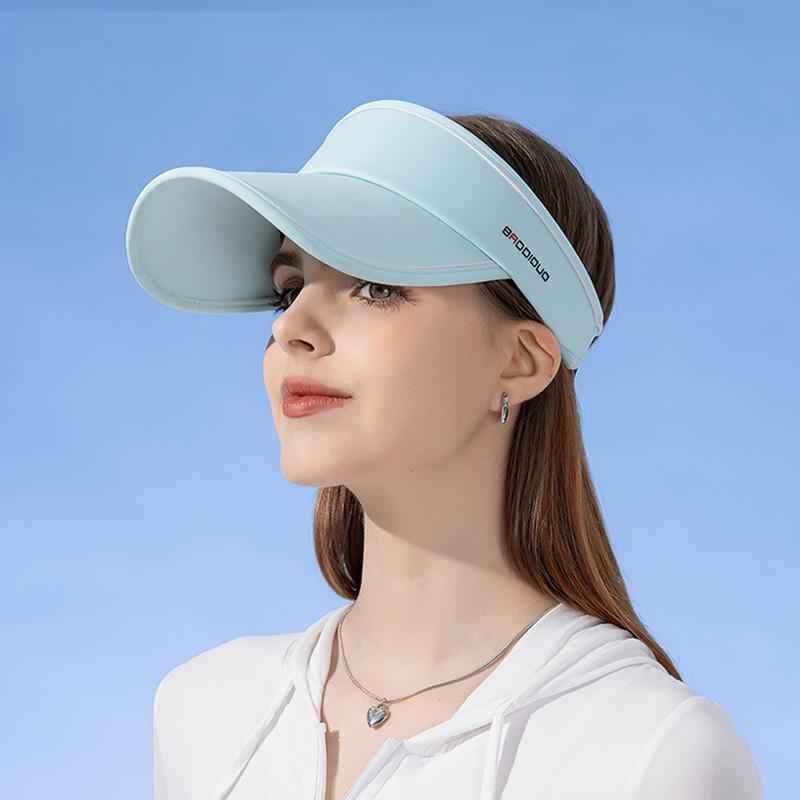 Ice Silk Sun Hat With Short Brim For Summer Outdoor Sun Protection