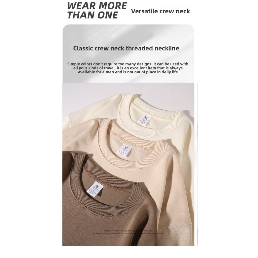 Men's and Women's Round Neck Hoodie Autumn and Winter New Item Japanese and Korean Lazy Loose Women's Top Comfortable Casual Student Hoodie