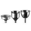 1PC Mini Stainless Steel Bar Wine Flask Funnel Small Mouth Funnels for Filling Hip Flask Beer Canning Liquid Bar Tools