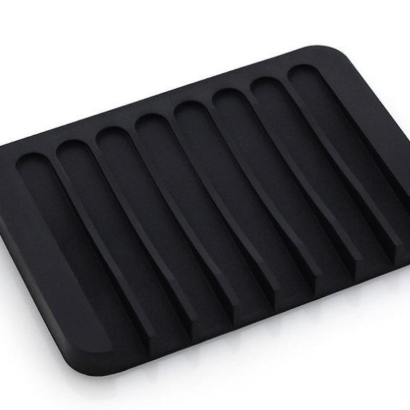 Self Draining Soap Holder Silicone Soap Dish Storage Holder Soap Box Draining Kitchen Sink Sponge Tray Bathroom Accessories