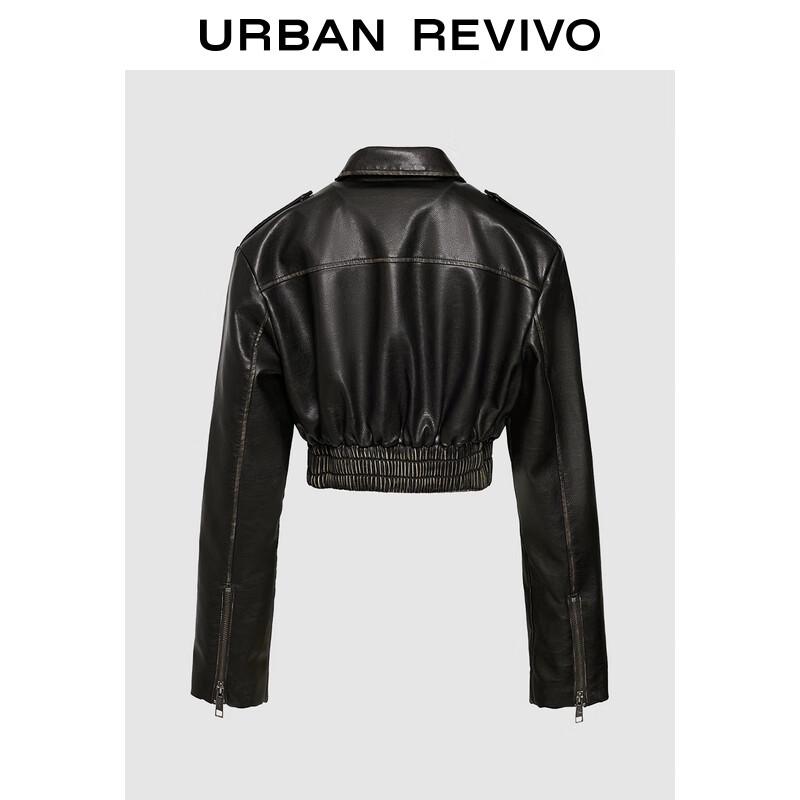 UR Women's Faux Leather Moto Jacket