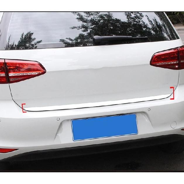 For Volkswagen VW Golf 6 7 8 MK6 MK7 Mk8 2013-  Rear Door Trunk Lid Tailgate Strips Trim Sticker Car Styling Accessories