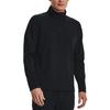 Under Armour Solid 1/4 Zip Training Slim Fit Long Sleeve T-Shirt Men Tops Black 1379673-001
