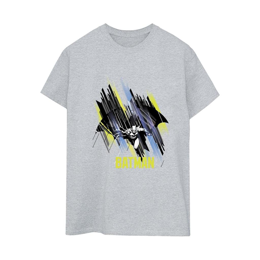 DC Comics Womens/Ladies Batman Flying Batman Cotton Boyfriend T-Shirt