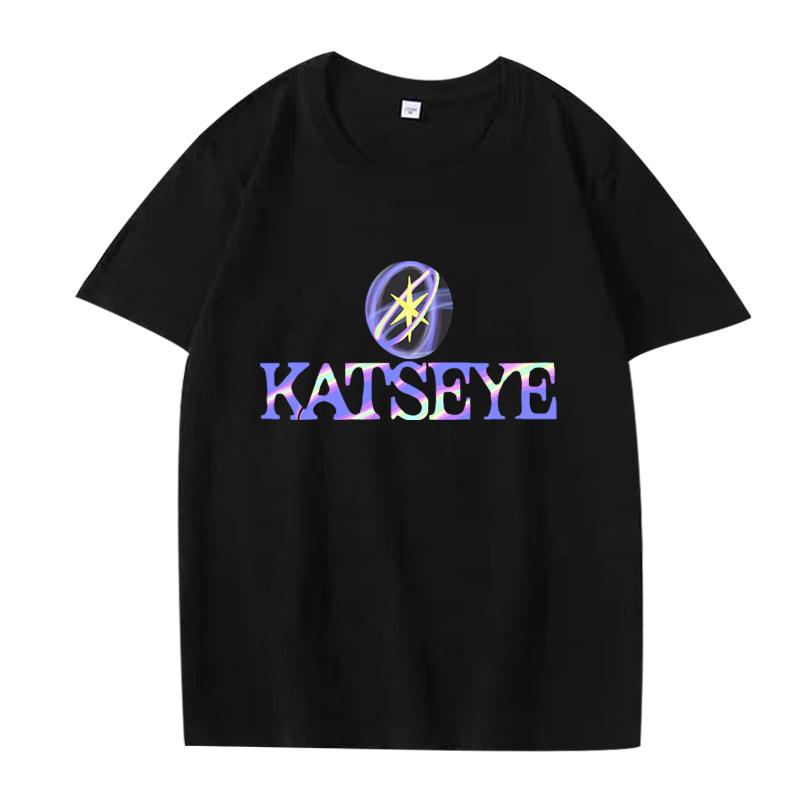 KATSEYE Eye Fashion Classic T Shirt Unisex Women Oversized 100 Cotton High Quality Hot Sale Short Sleeve Summer Print Unisex Tops